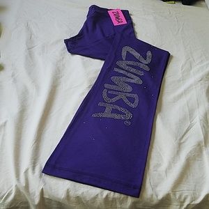 FLASH SALE!! New w/tags Zumba Fitness Glam Lounge Pants Size XS